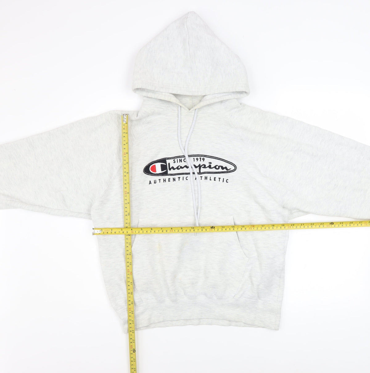 Mens UK Size M Champion Grey Pullover Hoodie