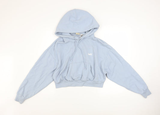 Womens UK Size M Levi's Blue Pullover Hoodie