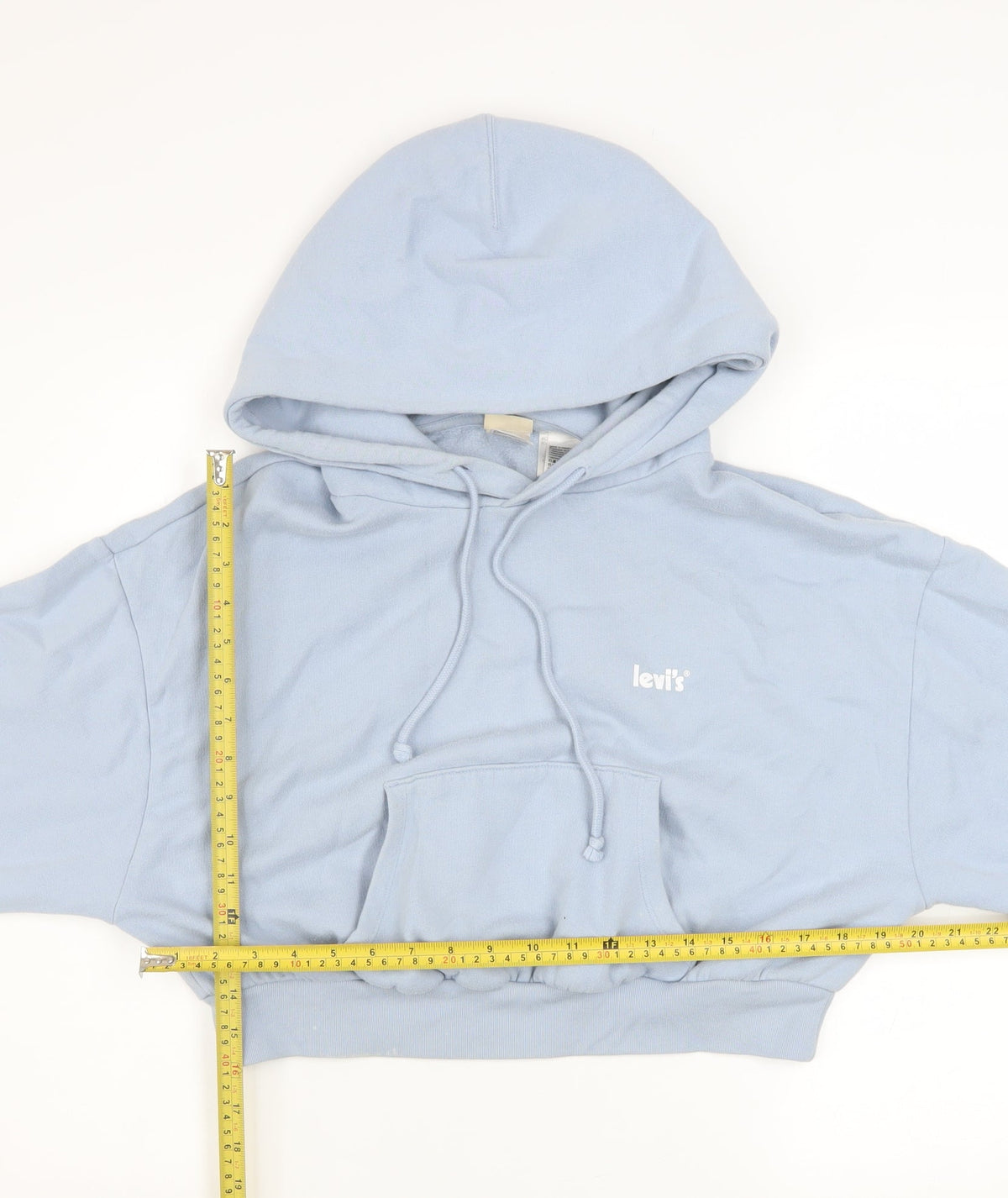 Womens UK Size M Levi's Blue Pullover Hoodie