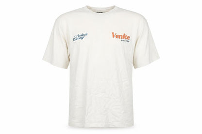 Mens UK Size M Criminal Damage White  T-Shirt
