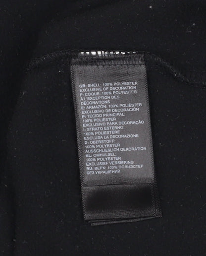 The North Face Boys Black Fleece 1/4 Zip Pullover Sweatshirt Size M