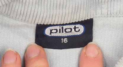 Womens UK Size 16 Pilot Blue Basic Jacket