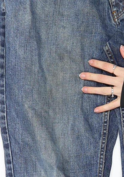 Mens UK Size L Melka Regular Fit Straight Blue Jeans