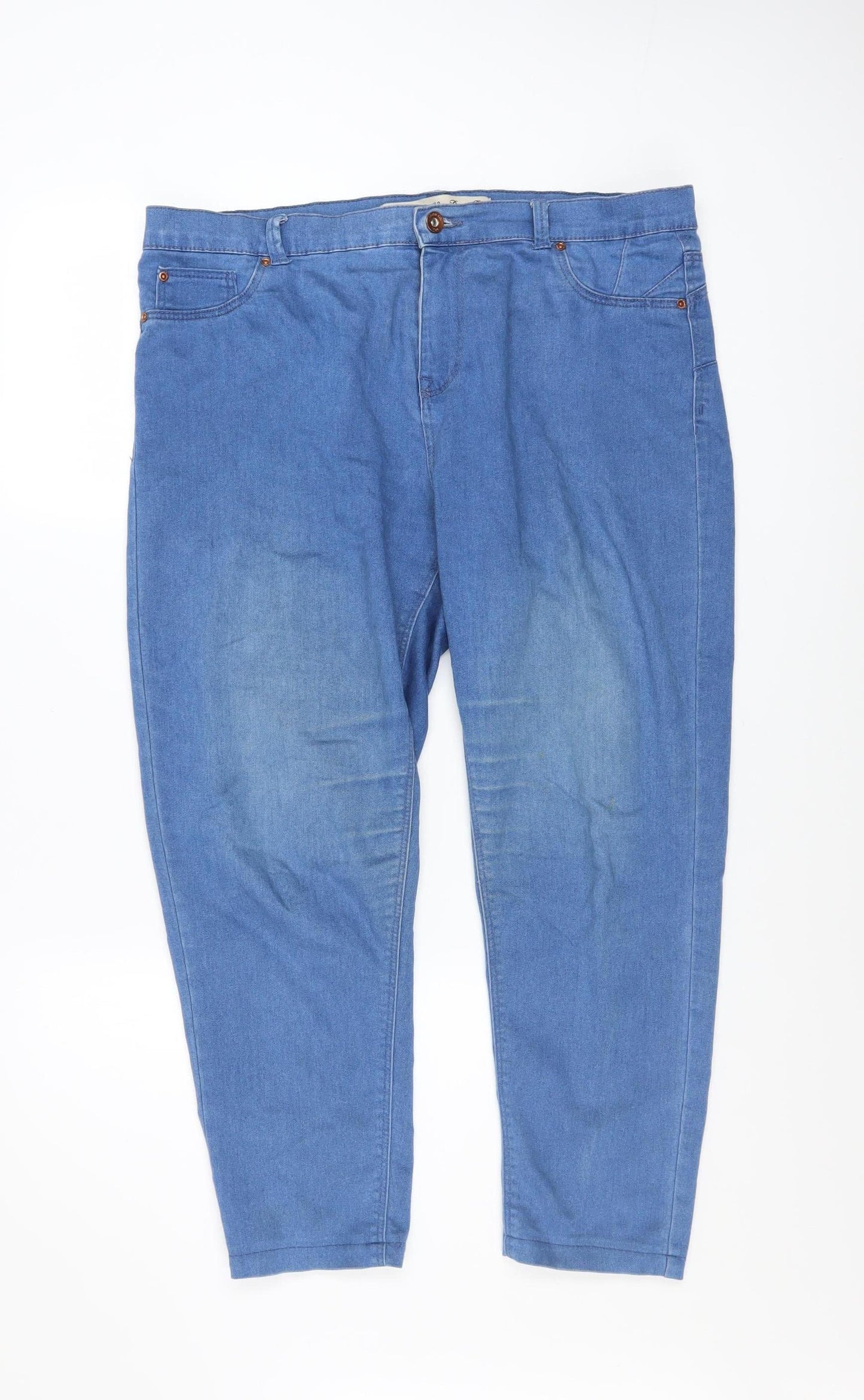 Womens UK Size 16 Denim Co. Regular Fit Straight Blue Jeans