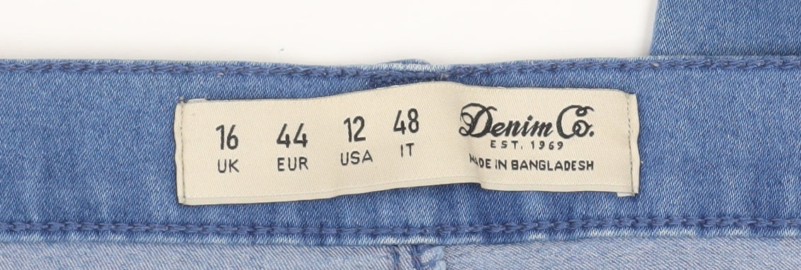 Womens UK Size 16 Denim Co. Regular Fit Straight Blue Jeans