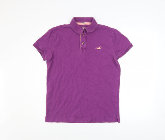 Mens UK Size S Hollister Cotton Blend Polo Shirt