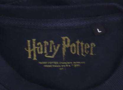 Mens UK Size L Harry Potter Blue Pullover Sweatshirt
