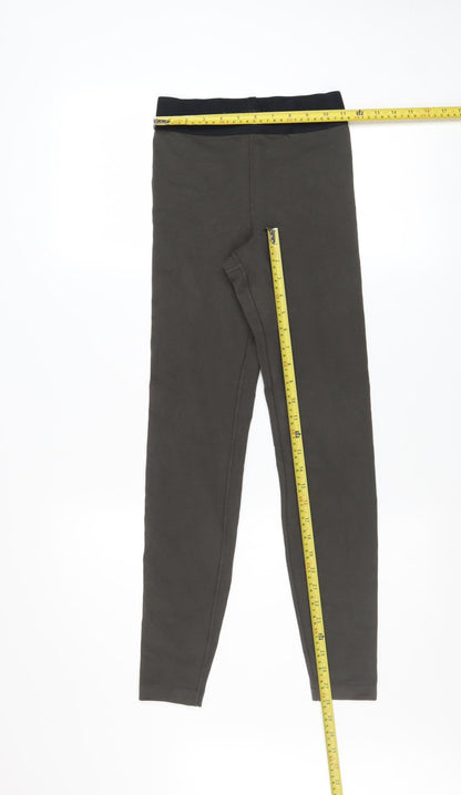 Fear of God Essentials Women's Brown Cotton Stretch Leggings Size S