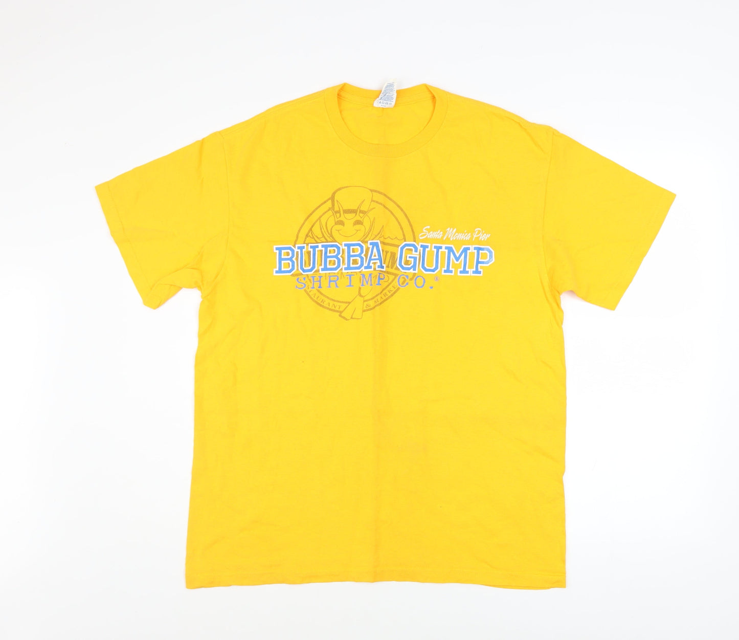 Mens UK Size L Delta Yellow  T-Shirt
