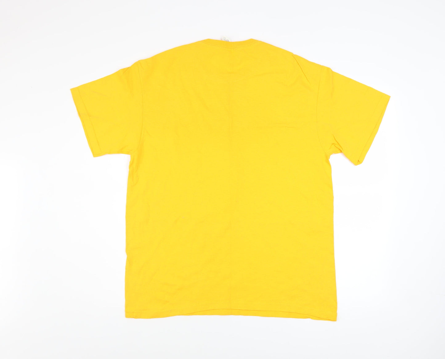 Mens UK Size L Delta Yellow  T-Shirt