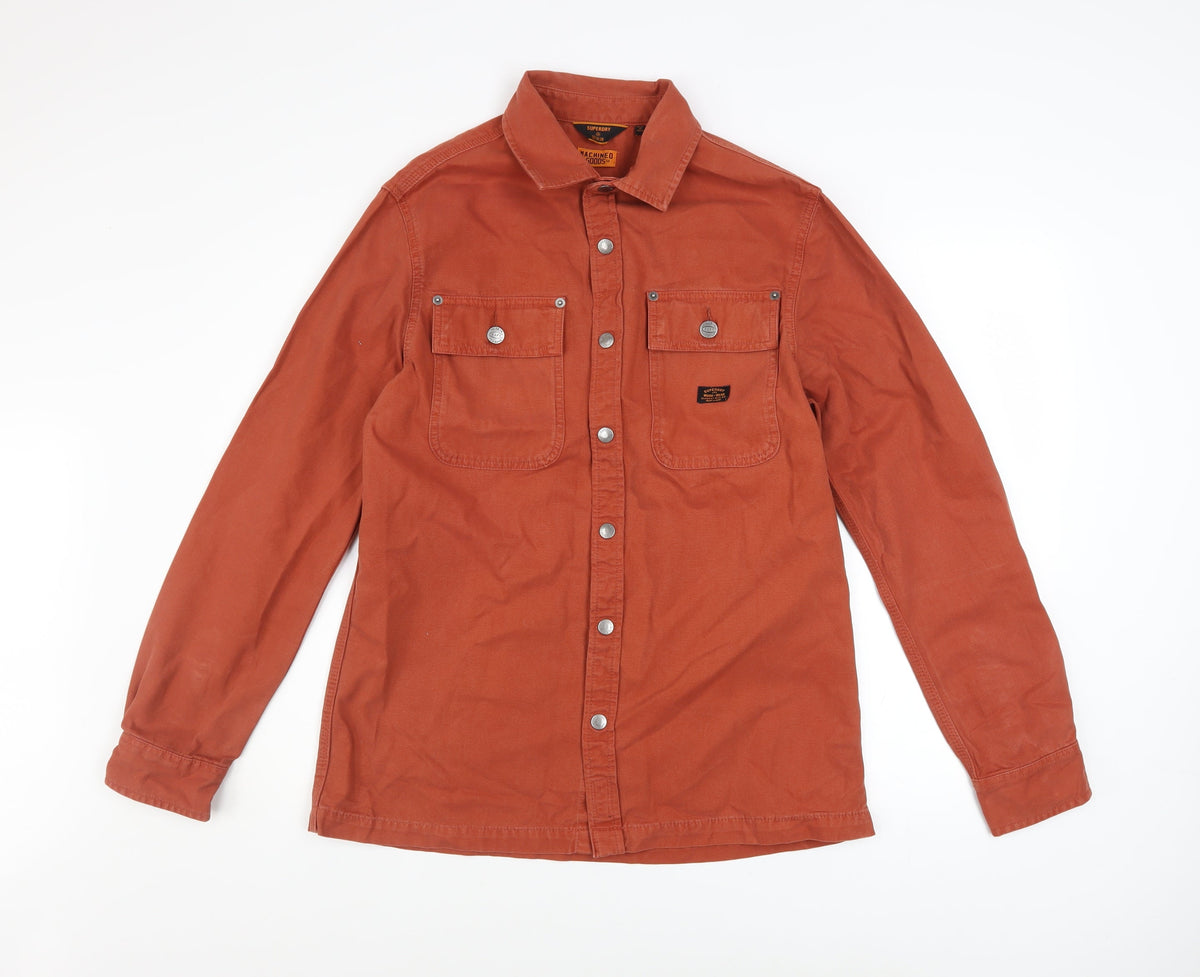 Mens UK Size M Superdry Brown Basic Jacket