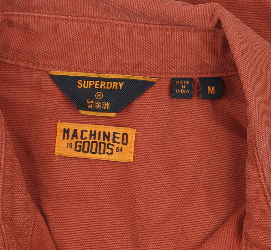 Mens UK Size M Superdry Brown Basic Jacket