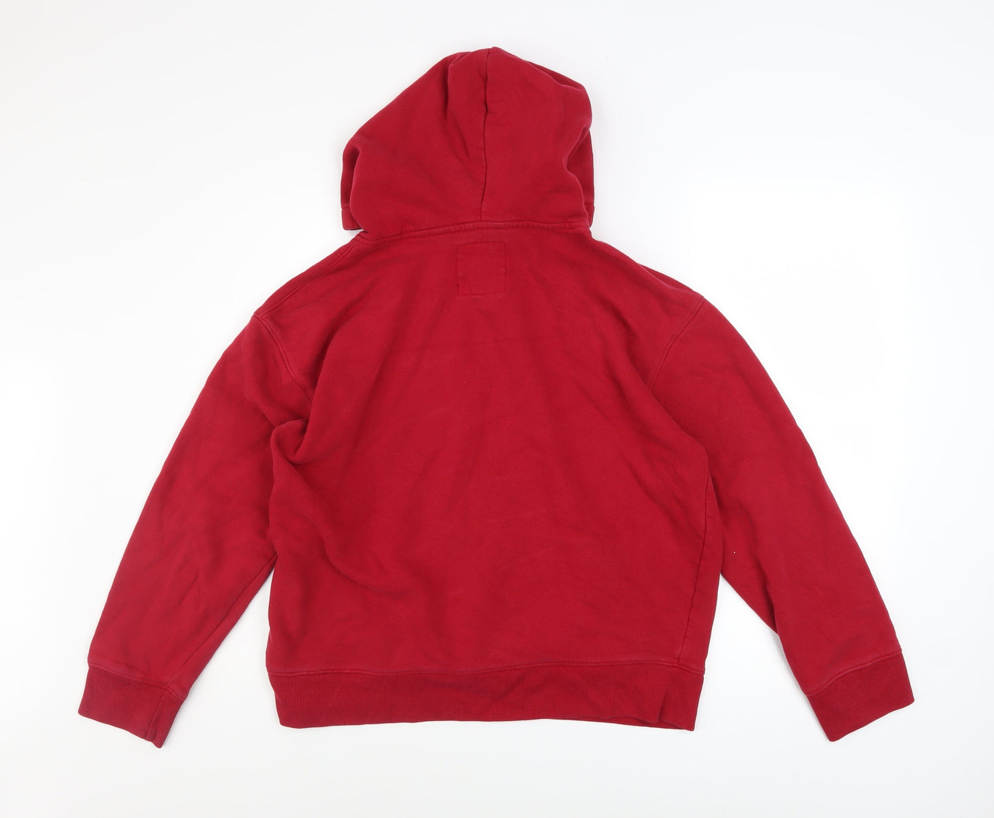 Womens UK Size M Hollister Red Pullover Hoodie