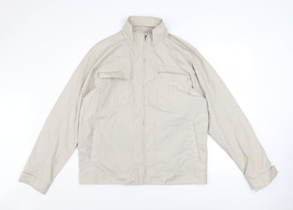 Mens UK Size L Marks and Spencer Beige Basic Jacket