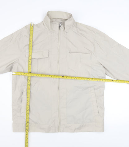 Mens UK Size L Marks and Spencer Beige Basic Jacket