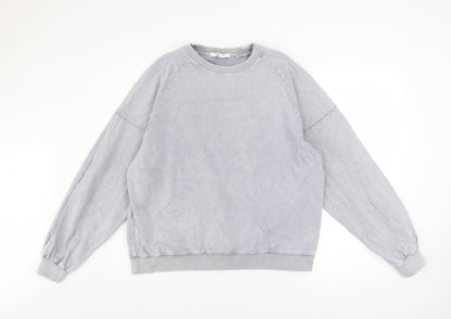 Womens UK Size L NEXT Grey Pullover Sweatshirt