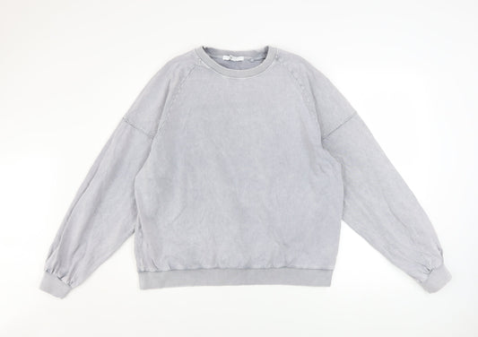 Womens UK Size L NEXT Grey Pullover Sweatshirt