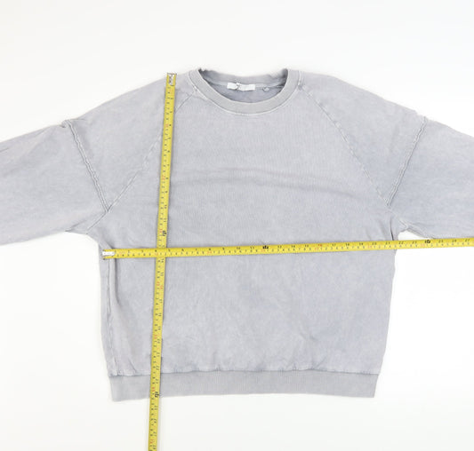 Womens UK Size L NEXT Grey Pullover Sweatshirt