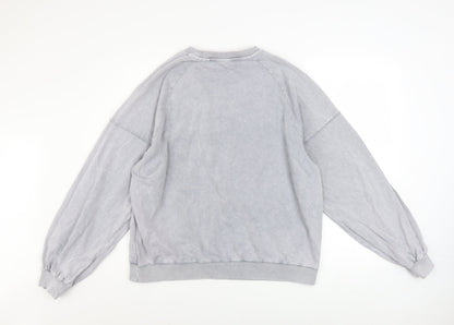 Womens UK Size L NEXT Grey Pullover Sweatshirt