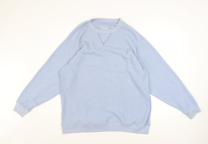 Unisex Adults UK Size M Aerie Blue Pullover Sweatshirt
