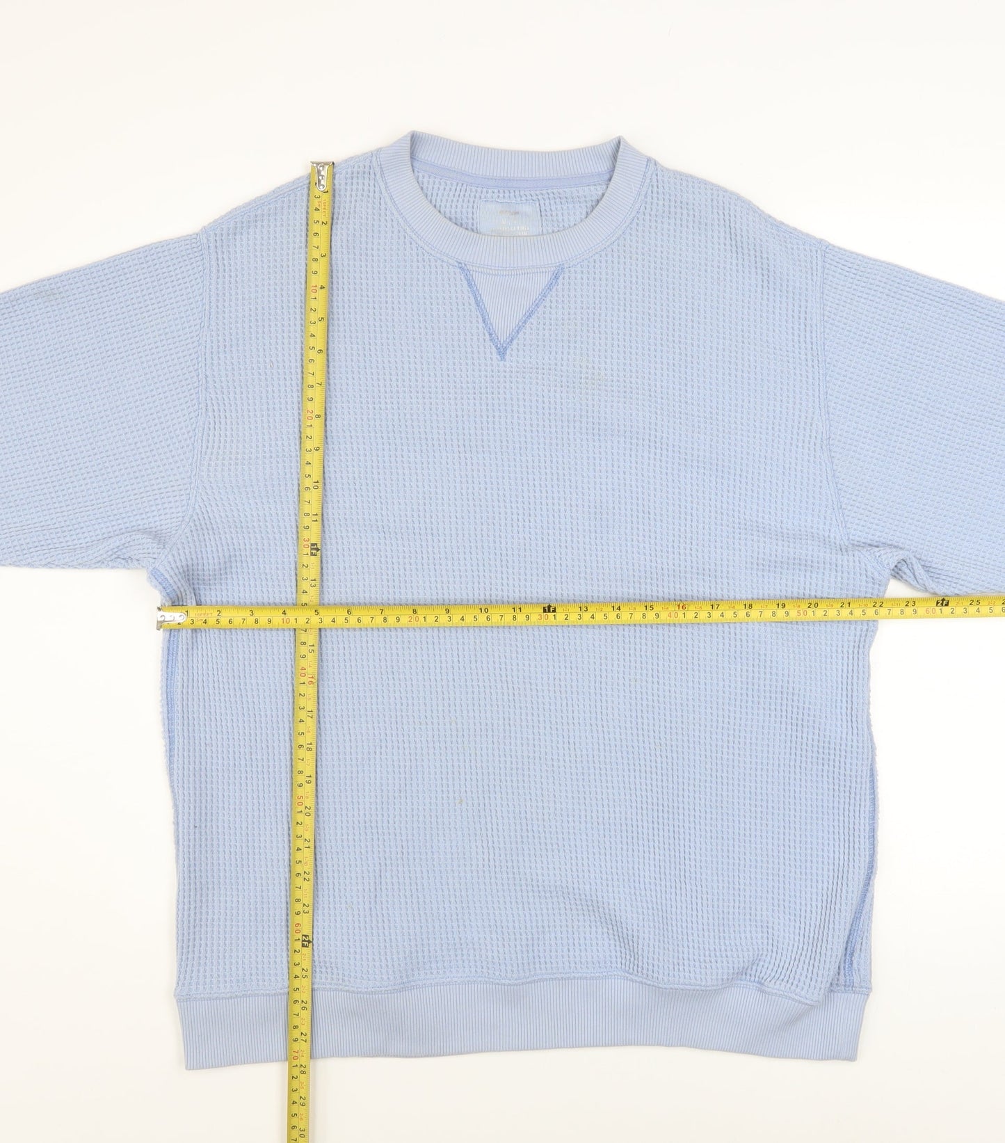 Unisex Adults UK Size M Aerie Blue Pullover Sweatshirt