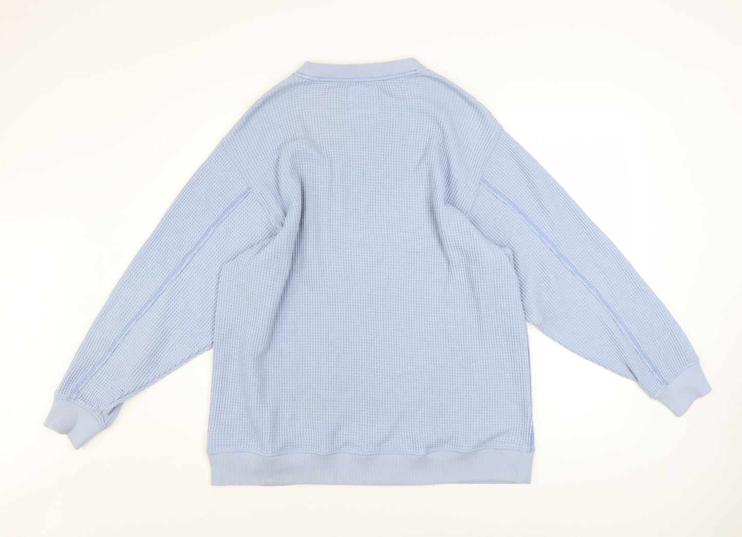 Unisex Adults UK Size M Aerie Blue Pullover Sweatshirt