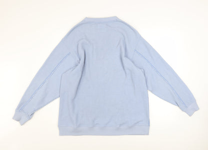 Unisex Adults UK Size M Aerie Blue Pullover Sweatshirt
