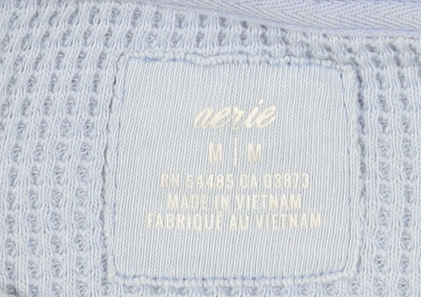 Unisex Adults UK Size M Aerie Blue Pullover Sweatshirt