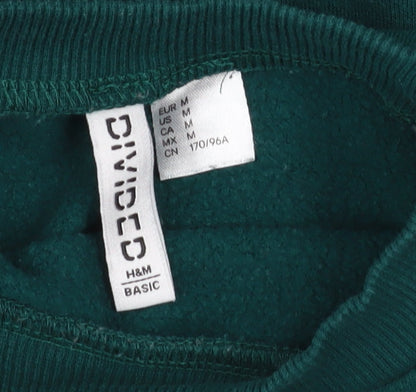 Womens UK Size 12 H&M Green Pullover Sweatshirt
