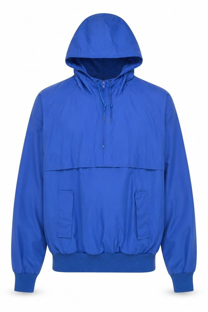 Mens UK Size M Lands' End Blue Anorak Coat