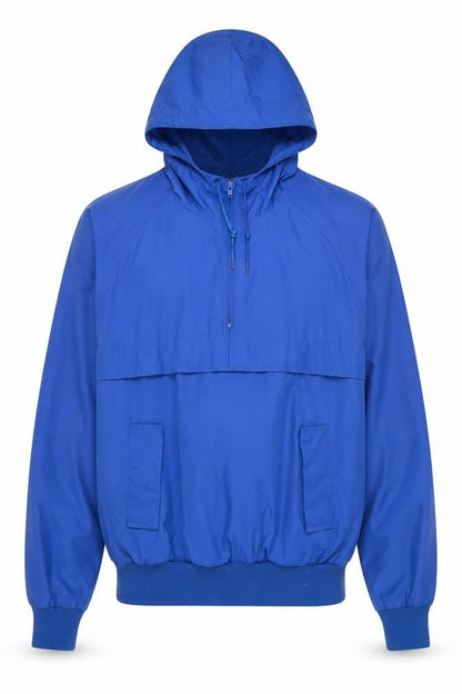 Mens UK Size M Lands' End Blue Anorak Coat