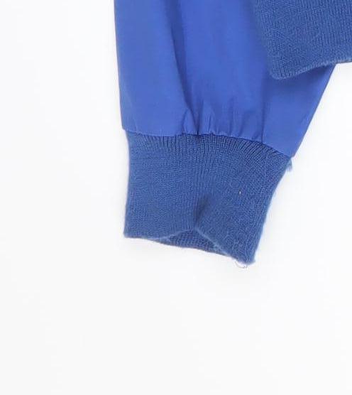 Mens UK Size M Lands' End Blue Anorak Coat