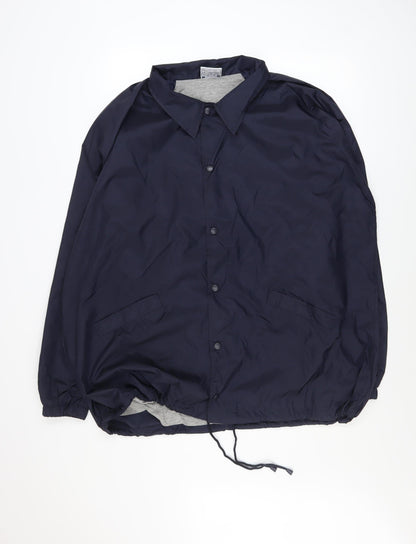 Mens UK Size 2XL Atlantic Blue Windbreaker Coat