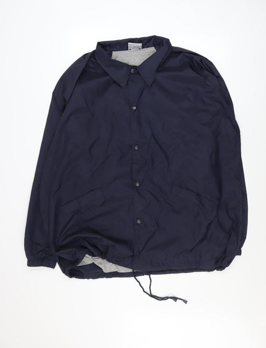 Mens UK Size 2XL Atlantic Blue Windbreaker Coat
