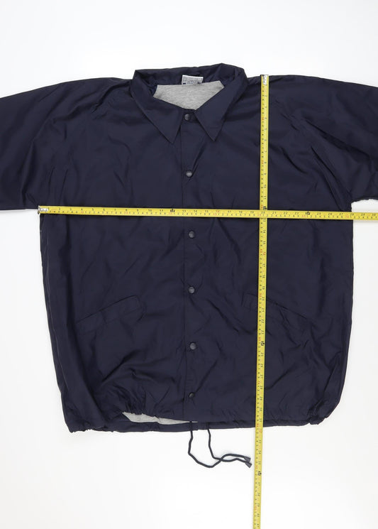 Mens UK Size 2XL Atlantic Blue Windbreaker Coat