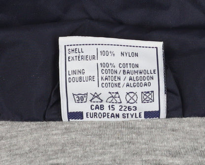 Mens UK Size 2XL Atlantic Blue Windbreaker Coat