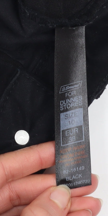 Womens UK Size 10 Dunnes Stores Slim Fit Skinny Black Jeans