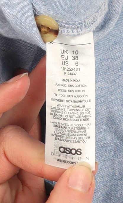 Womens UK Size 10 ASOS DESIGN Shirt Dress