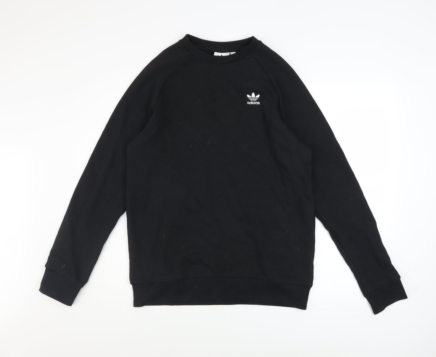 Mens UK Size S adidas Black Pullover Sweatshirt