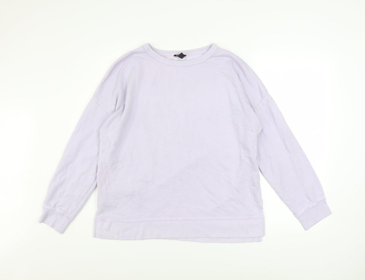 Womens UK Size M Buffalo David Bitton Purple Pullover Sweatshirt