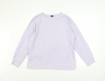 Womens UK Size M Buffalo David Bitton Purple Pullover Sweatshirt