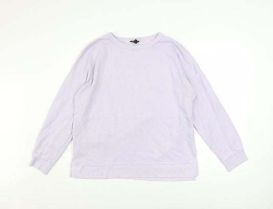 Womens UK Size M Buffalo David Bitton Purple Pullover Sweatshirt