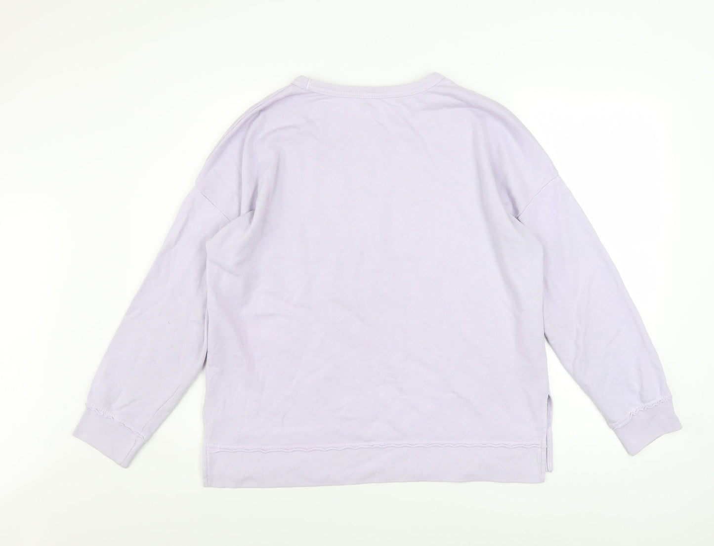 Womens UK Size M Buffalo David Bitton Purple Pullover Sweatshirt