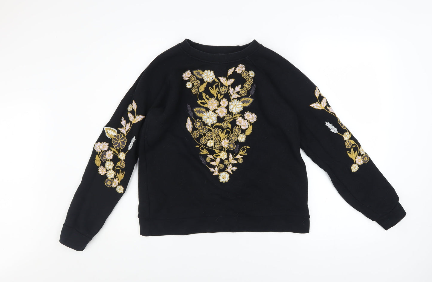 Womens UK Size S Whistles Black Pullover Sweatshirt
