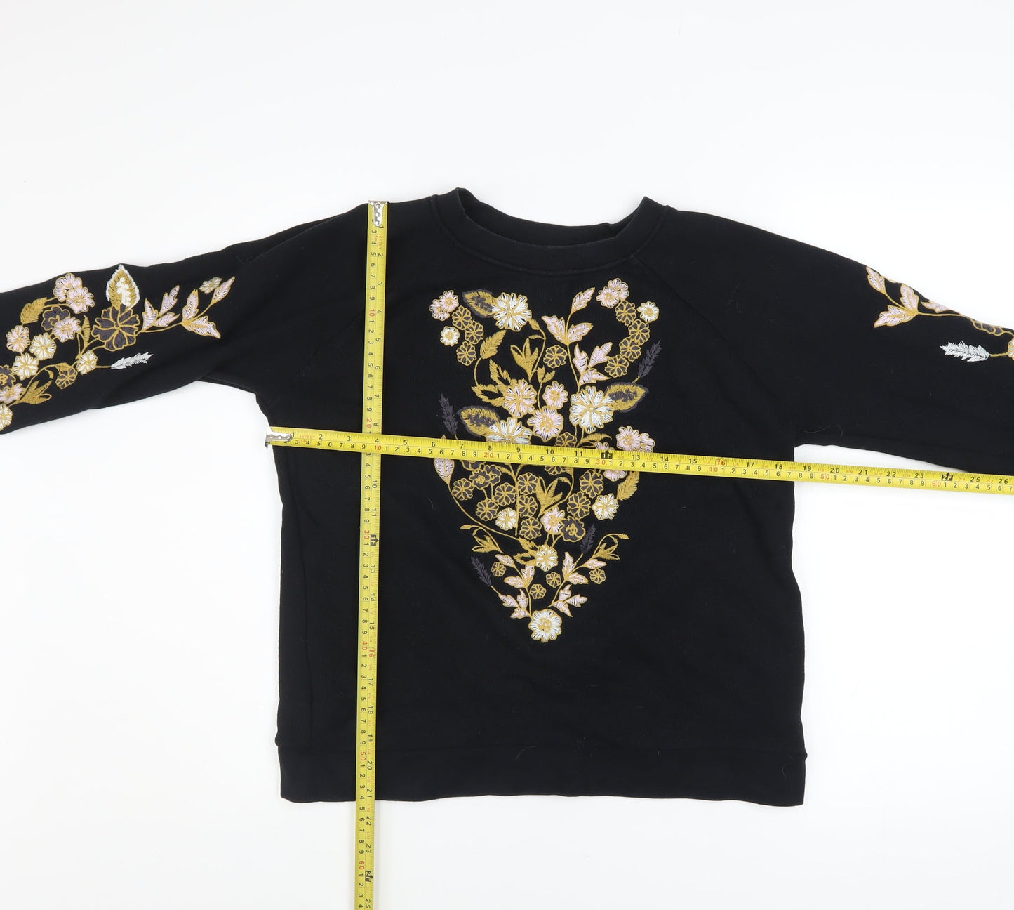 Womens UK Size S Whistles Black Pullover Sweatshirt