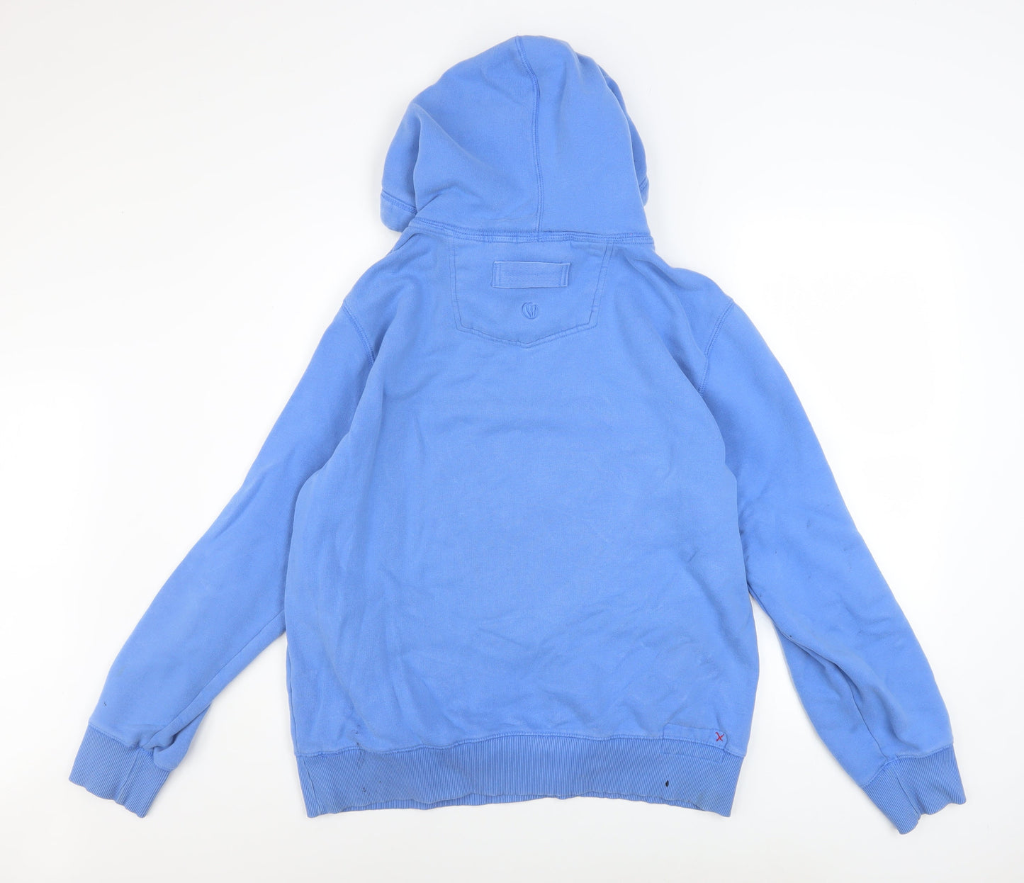 Mens UK Size M Fat Face Blue Pullover Hoodie