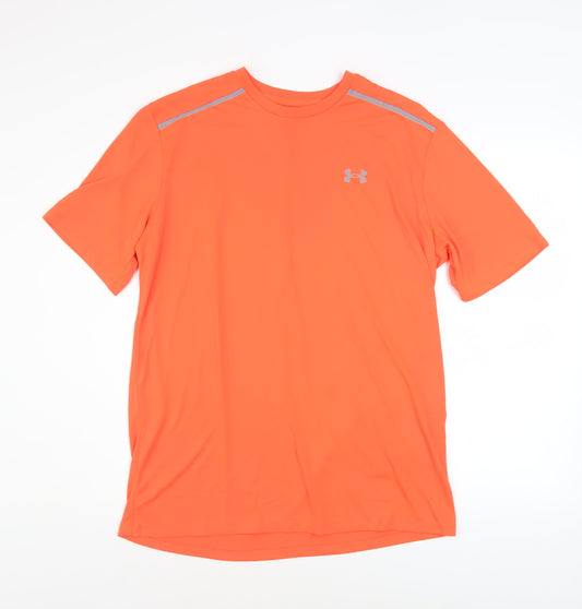 Mens UK Size M Under armour Orange Running & Jogging Gym & Training Football Cro