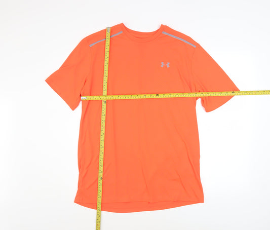 Mens UK Size M Under armour Orange Running & Jogging Gym & Training Football Cro