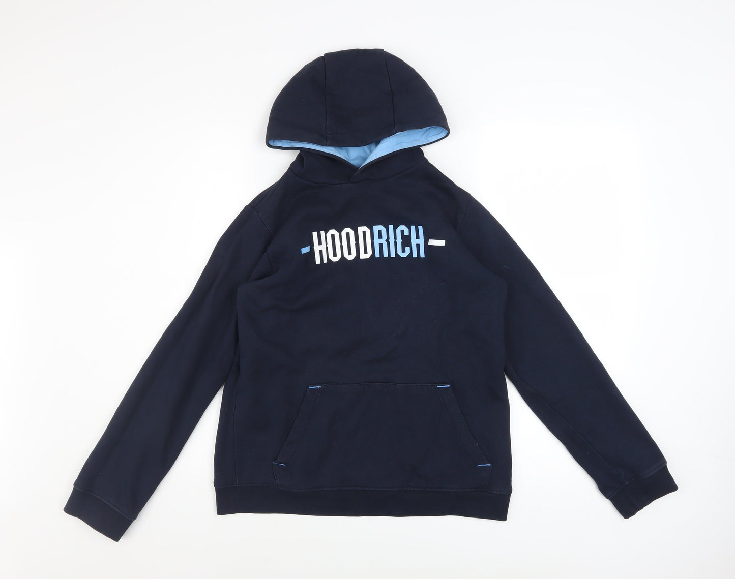 Boys UK Size 13-15 Years Hoodrich Blue Pullover Hoodie