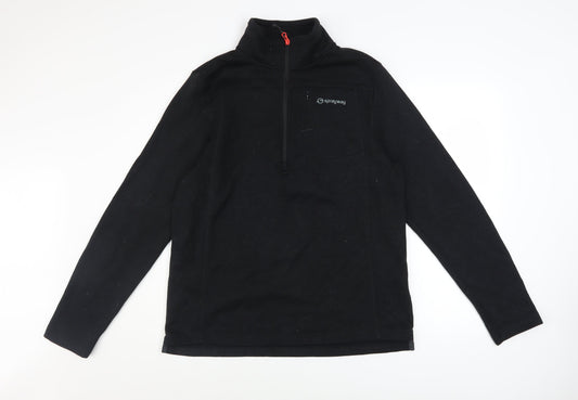 Mens UK Size L Sprayway Black Pullover Sweatshirt